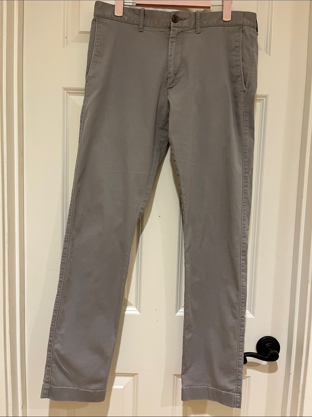 Men's J. Crew Slim Fit Gray Chinos